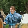 Студентки освітньої програми «Цифрове етномистецтво» — учасниці мистецького патріотичного пленеру «Українська ідентичність через призму незламної молоді» у Переяславі